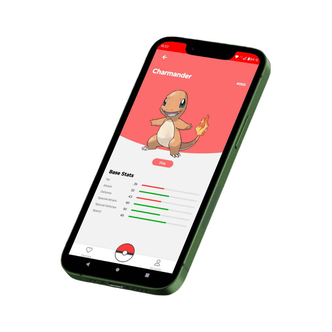 Captura del proyecto Pokedex-app
