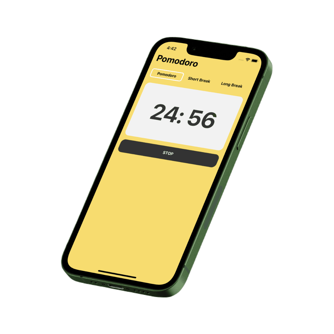 Captura del proyecto Pomodoro-App